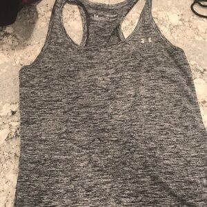 Under Armour Gray Fitted Tank Top